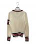 Thom Browne (トムブラウン) Vネックカシミヤニット アイボリー サイズ:S：40000円
