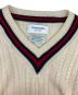 中古・古着 Thom Browne (トムブラウン) Vネックカシミヤニット アイボリー サイズ:S：40000円