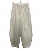 nagonstansナゴンスタンス）の古着「bump cocoon pants」｜ホワイト