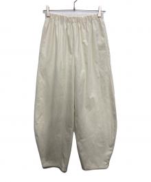 nagonstans（ナゴンスタンス）の古着「bump cocoon pants」｜ホワイト