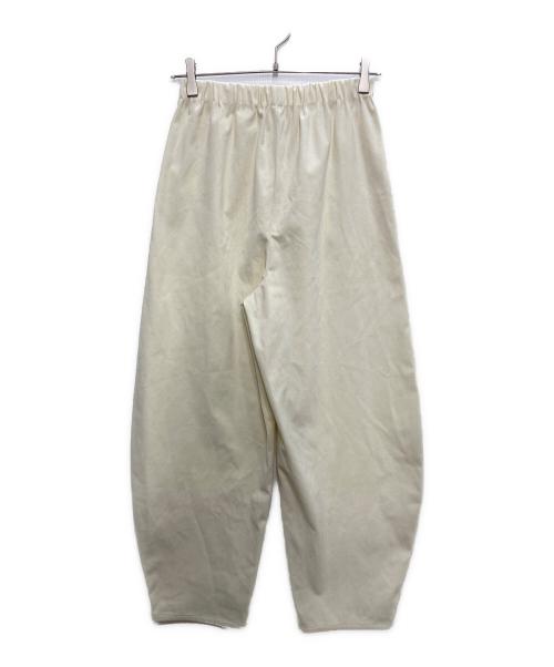 nagonstans（ナゴンスタンス）nagonstans (ナゴンスタンス) bump cocoon pants ホワイト サイズ:smallの古着・服飾アイテム