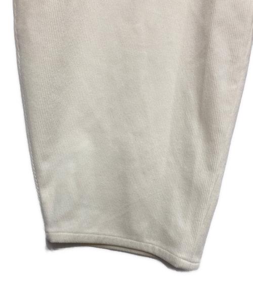 nagonstans（ナゴンスタンス）nagonstans (ナゴンスタンス) bump cocoon pants ホワイト サイズ:smallの古着・服飾アイテム