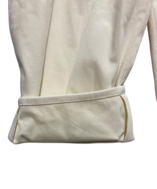 nagonstans（ナゴンスタンス）nagonstans (ナゴンスタンス) bump cocoon pants ホワイト サイズ:smallの古着・服飾アイテム