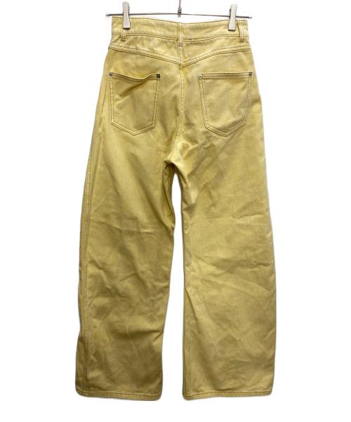 MAISON SPECIAL（メゾンスペシャル）MAISON SPECIAL (メゾンスペシャル) Curve Silhouette Pants イエロー サイズ:36の古着・服飾アイテム