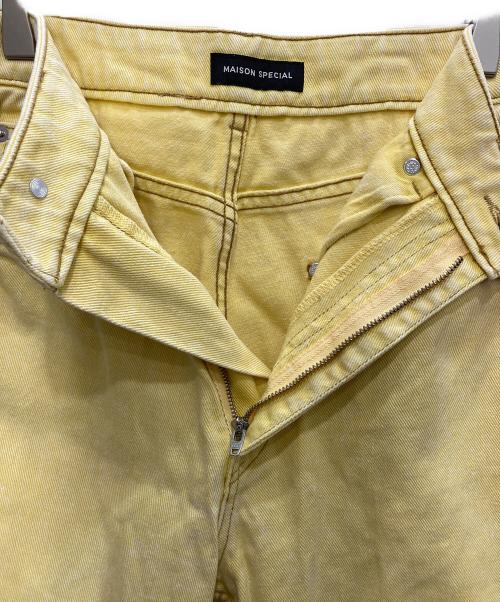 MAISON SPECIAL（メゾンスペシャル）MAISON SPECIAL (メゾンスペシャル) Curve Silhouette Pants イエロー サイズ:36の古着・服飾アイテム