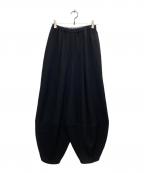 ENFOLDエンフォルド）の古着「ELASTIC HAREM PANTS/エラスティック ハレム パンツ」｜ブラック