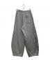nagonstans (ナゴンスタンス) oval pants/オーバルパンツ グレー サイズ:Ｓ：12000円