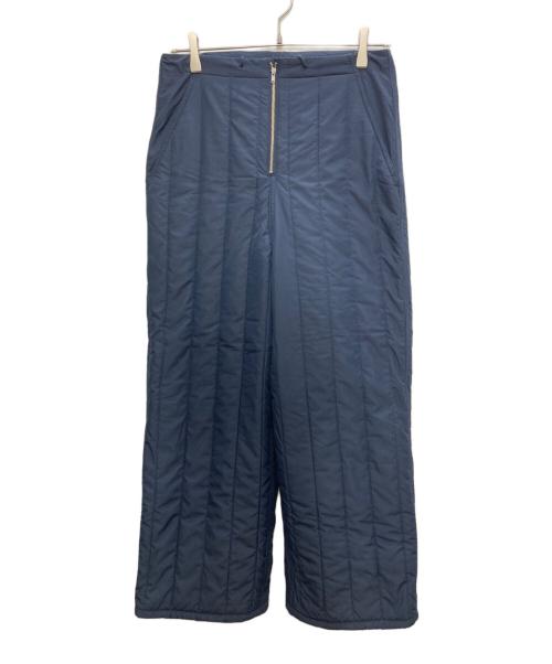 anuke（アンヌーク）anuke (アンヌーク) Padding Loose Pants ネイビー サイズ:36の古着・服飾アイテム