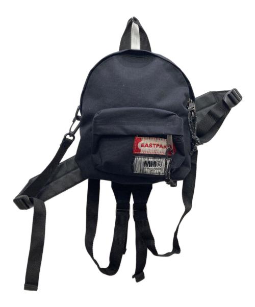 EASTPAK（イーストパック）EASTPAK (イーストパック) MM6 Maison Margiela (エムエムシックスメゾンマルジェラ) 2WAYミニリュック ブラックの古着・服飾アイテム