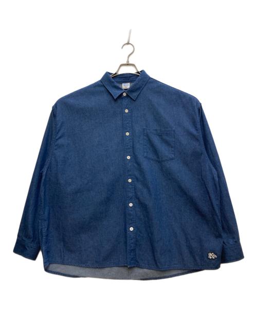 KEBOZ（ケボズ）KEBOZ (ケボズ) デニムシャツ インディゴ サイズ:Ｌの古着・服飾アイテム