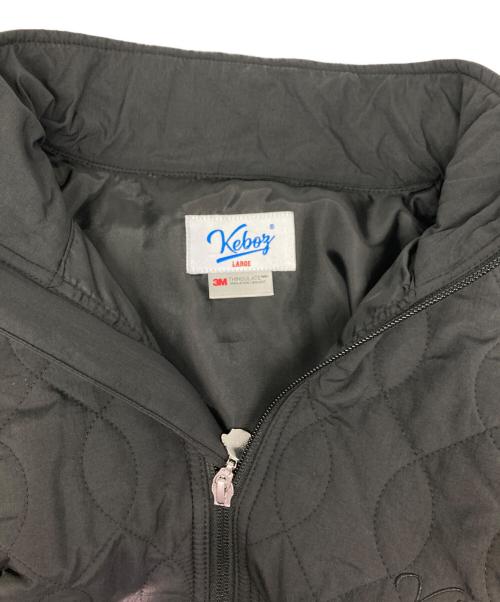KEBOZ（ケボズ）KEBOZ (ケボズ) BALL QUILTING CONVERTIBLE JACKET ブラック サイズ:Lの古着・服飾アイテム