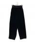 basicks (ベイシックス) Layered Velvet Trouser/レイヤードベルベットトラウザーズ ブラック サイズ:Ｍ：12000円