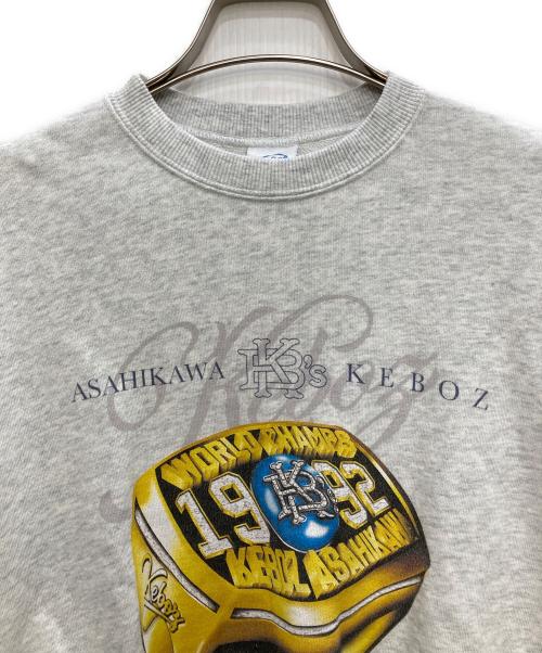 KEBOZ（ケボズ）KEBOZ (ケボズ) プリントスウェット グレー サイズ:SMALLの古着・服飾アイテム