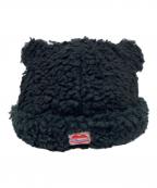 BASICKSベイシックス）の古着「Bear Beanie」｜ブラック