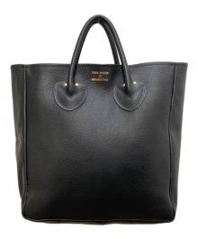 YOUNG & OLSEN The DRYGOODS STORE（ヤングアンドオルセン ザ ドライグッズストア）の古着「レザーハンドバッグ」｜ブラック