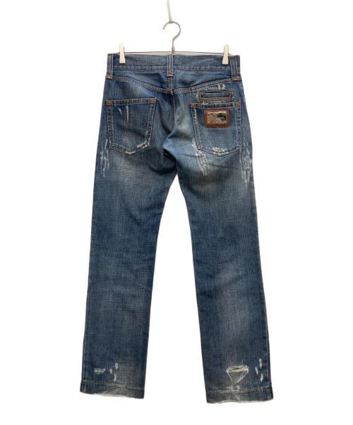 DOLCE & GABBANA（ドルチェ＆ガッバーナ）DOLCE & GABBANA (ドルチェ＆ガッバーナ) デニムパンツ インディゴ サイズ:44の古着・服飾アイテム