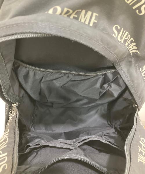 SUPREME（シュプリーム）SUPREME (シュプリーム) リュック ブラックの古着・服飾アイテム