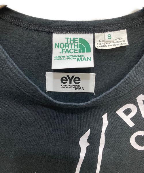 THE NORTH FACE（ザ ノース フェイス）THE NORTH FACE (ザ ノース フェイス) JUNYA WATANABE COMME des GARCONS ((ジュンヤワタナベ コムデギャルソン) プリントカットソー ブラック サイズ:Ｓの古着・服飾アイテム