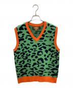 GOLF WANGゴルフワン）の古着「ニットベスト」｜グリーン