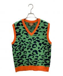 GOLF WANG（ゴルフワン）の古着「ニットベスト」｜グリーン