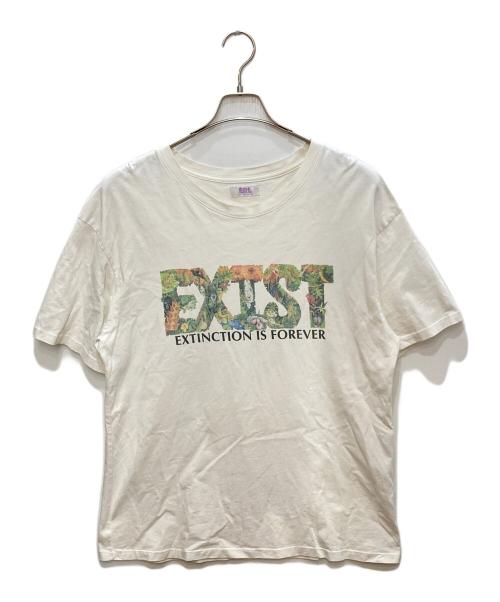 ERL（イーアールエル）ERL (イーアールエル) Exist Print Jersey Tee ホワイト サイズ:XXLの古着・服飾アイテム