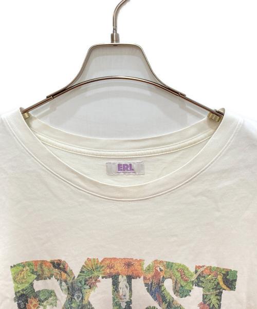 ERL（イーアールエル）ERL (イーアールエル) Exist Print Jersey Tee ホワイト サイズ:XXLの古着・服飾アイテム