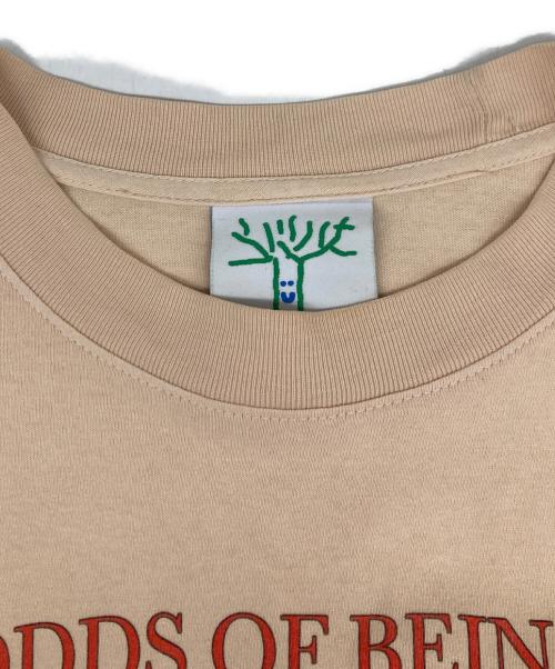 ONLINE CERAMICS（オンライン セラミックス）Online Ceramics (オンライン セラミックス) ロングスリーブカットソー ベージュ サイズ:ＸＬの古着・服飾アイテム