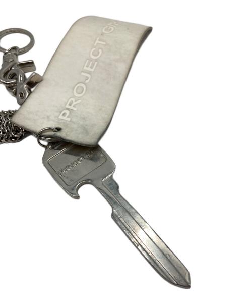 PROJECT G/R（プロジェクト ジーアール）PROJECT G/R (プロジェクト ジーアール) TWISTED KEY CHAIN/キーチェーン シルバーの古着・服飾アイテム