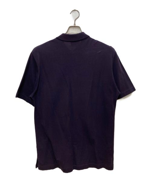 HERMES（エルメス）HERMES (エルメス) H刺繍ポロシャツ パープル サイズ:ＸＬの古着・服飾アイテム