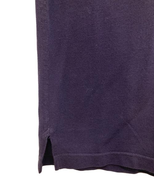 HERMES（エルメス）HERMES (エルメス) H刺繍ポロシャツ パープル サイズ:ＸＬの古着・服飾アイテム