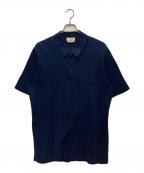HERMESエルメス）の古着「H刺繍ポロシャツ」｜ネイビー