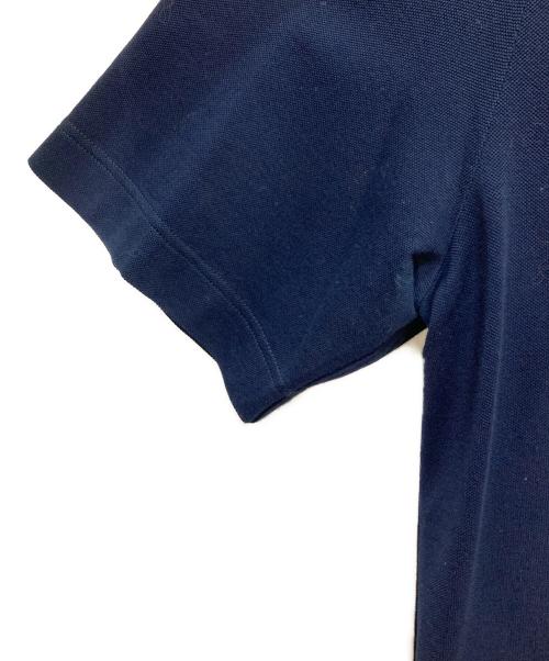 HERMES（エルメス）HERMES (エルメス) H刺繍ポロシャツ ネイビー サイズ:XXXLの古着・服飾アイテム