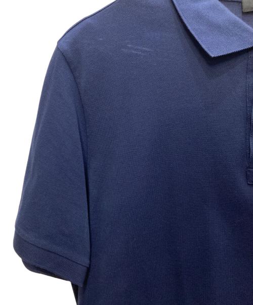 PRADA（プラダ）PRADA (プラダ) 半袖ポロシャツ ネイビー サイズ:Ｌの古着・服飾アイテム