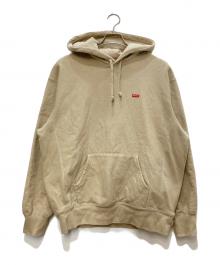 SUPREME（シュプリーム）の古着「SMALL BOX LOGO HOODED/スモールボックスロゴフーディ」｜ベージュ