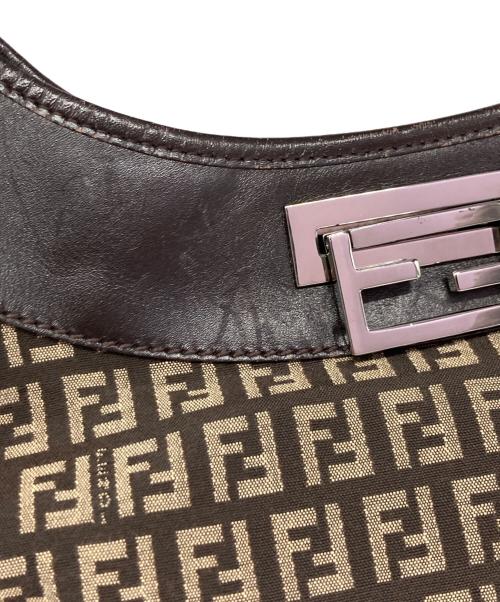 FENDI（フェンディ）FENDI (フェンディ) ズッキーノ ワンハンドルバッグ ベージュの古着・服飾アイテム