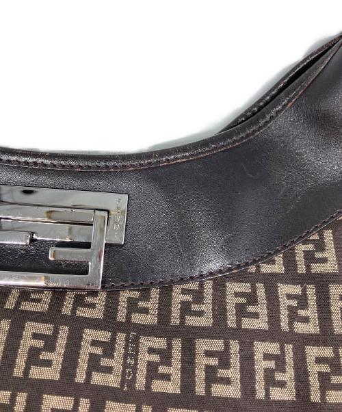 FENDI（フェンディ）FENDI (フェンディ) ズッキーノ ワンハンドルバッグ ベージュの古着・服飾アイテム