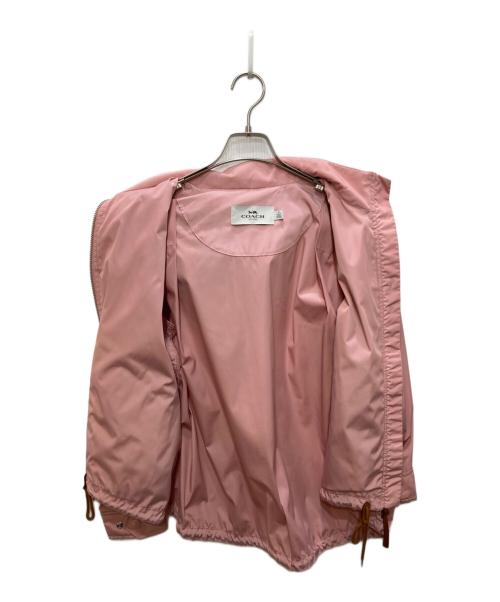 COACH（コーチ）COACH (コーチ) マウンテンパーカー ピンク サイズ:Mの古着・服飾アイテム