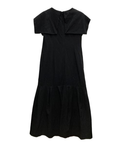 CLANE（クラネ）CLANE (クラネ) BIG COLLAR ONE PIECE/ﾋﾞｯｸﾞｶﾗｰワンピース ブラック サイズ:2の古着・服飾アイテム