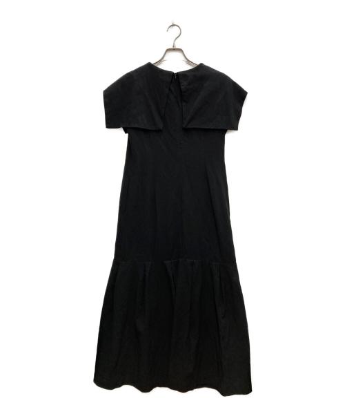 CLANE（クラネ）CLANE (クラネ) BIG COLLAR ONE PIECE/ﾋﾞｯｸﾞｶﾗｰワンピース ブラック サイズ:2の古着・服飾アイテム