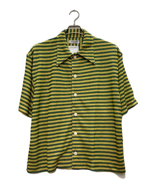 TENDER PERSON（テンダ―パーソン）TENDER PERSON (テンダ―パーソン) ボーダー半袖シャツ イエロー サイズ:1 未使用品の古着・服飾アイテム