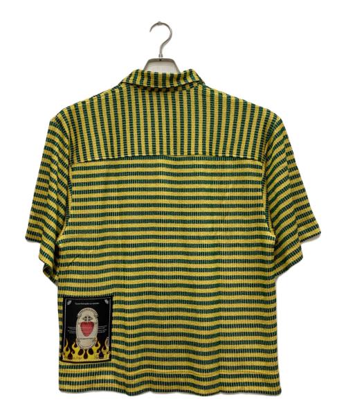 TENDER PERSON（テンダ―パーソン）TENDER PERSON (テンダ―パーソン) ボーダー半袖シャツ イエロー サイズ:1 未使用品の古着・服飾アイテム