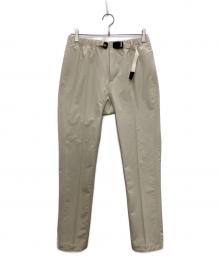 GRAMICCI×ESTNATION（グラミチ×エストネーション）の古着「ストレッチセンタープレスパンツ」｜ベージュ
