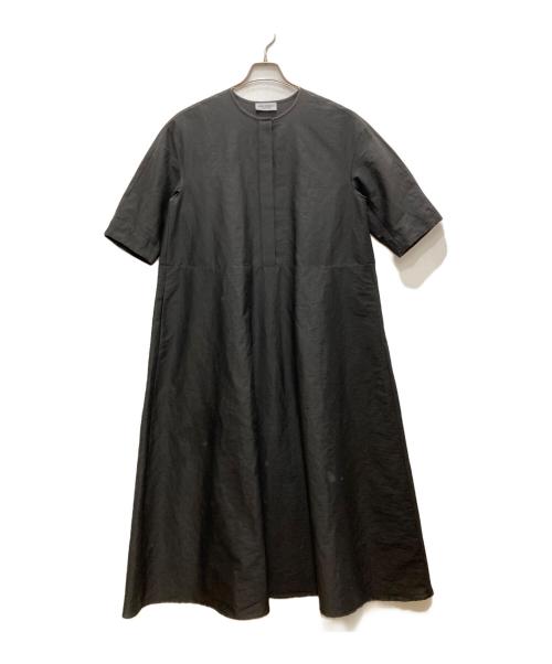 JOHN SMEDLEY（ジョンスメドレー）JOHN SMEDLEY (ジョンスメドレー) リネンブレンドワンピース ブラック サイズ:freeの古着・服飾アイテム