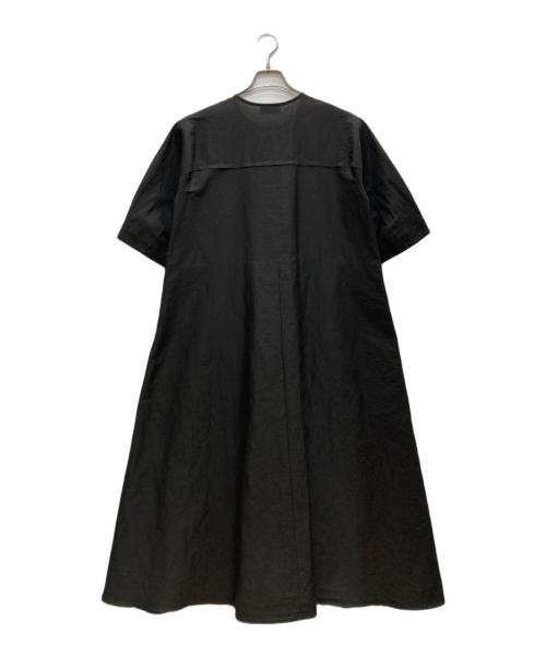 JOHN SMEDLEY（ジョンスメドレー）JOHN SMEDLEY (ジョンスメドレー) リネンブレンドワンピース ブラック サイズ:freeの古着・服飾アイテム