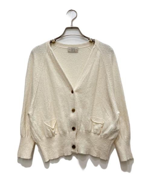 NIKKI essential pieces（ニッキ エッセンシャルピーシーズ）nikki essential pieces (ニッキ エッセンシャルピーシーズ) カーディガン ホワイトの古着・服飾アイテム