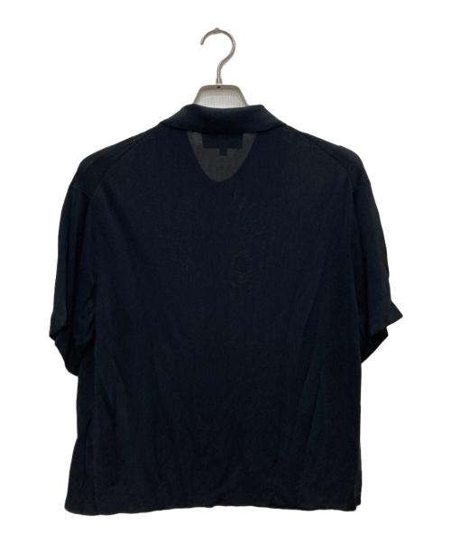 STUDIO NICHOLSON（スタジオ ニコルソン）STUDIO NICHOLSON (スタジオ ニコルソン) Cedrus Jersey Short Sleeve Shirt ネイビー サイズ:1の古着・服飾アイテム