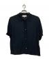 STUDIO NICHOLSON（スタジオ ニコルソン）の古着「Cedrus Jersey Short Sleeve Shirt」｜ネイビー