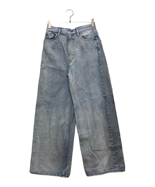 YLEVE（イレーヴ）YLEVE (イレーヴ) 13.5oz DENIM HIGH WAIST WIDデニムハイウエストワイド ブルー サイズ:1の古着・服飾アイテム