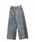 YLEVE（イレーヴ）の古着「13.5oz DENIM HIGH WAIST WIDデニムハイウエストワイド」｜ブルー