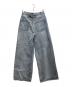 YLEVE (イレーヴ) 13.5oz DENIM HIGH WAIST WIDデニムハイウエストワイド ブルー サイズ:1：8000円